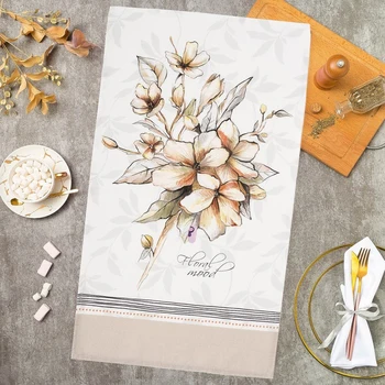 

Towel "Ethel" Floral mood 40x73 cm, 90% cotton 10% linen, cotton 174 g / m2 4645829