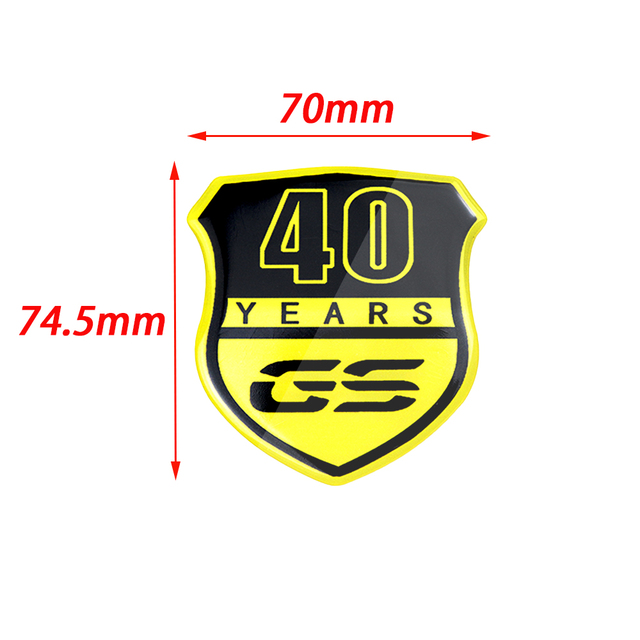 BMW F700GS F800GS F850GS G310GS F650GS R1200GS R1250GS 40 Years GS Badge Keyring NEW Motorcycle Key Holder Chain Keychain