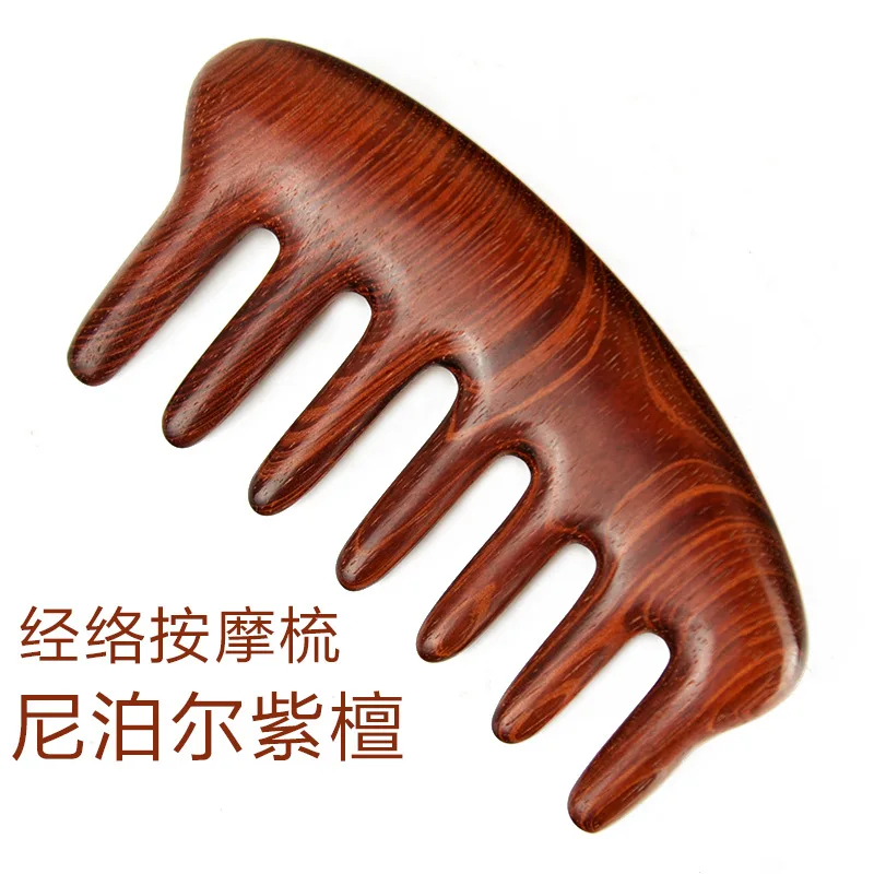 

Boutique Red Sandalwood Wood Comb Boutique Nepal Red Sandalwood Massage Comb Meridian Comb Anti-static