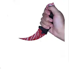 Csgo игра коготь нож полосатый коготь нож цвет титан волшебное колье с кулоном в виде скорпиона нож мачете контр-Страйк коготь красный