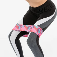 Петля тренажерный зал Glutes тренировки приседания упражнения спортивные Нескользящие фитнес сопротивление группа ягодицы ноги бедра прочный попой