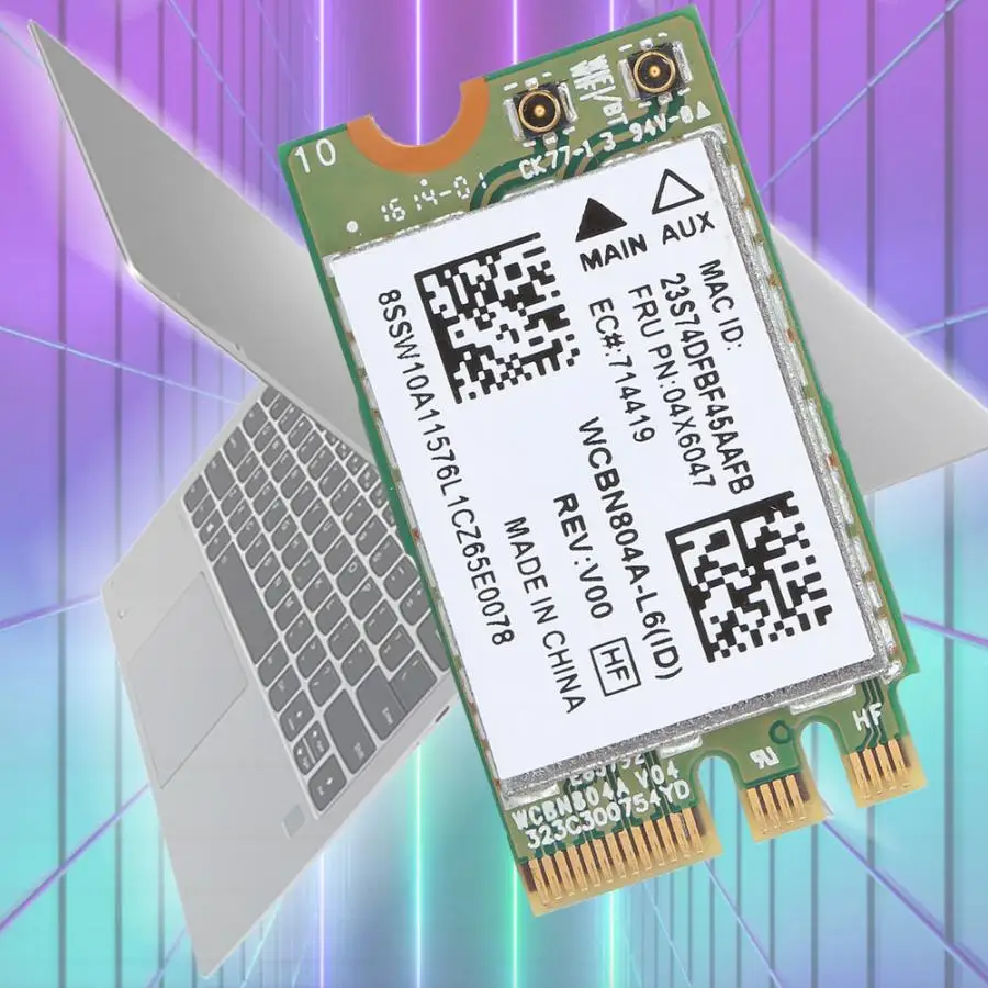 Сетевая карта wifi 5G Двухдиапазонная беспроводная сетевая карта для Qualcomm Atheros QCNFA34AC 867M Bluetooth 4,0 подходит для lenovo B50-80