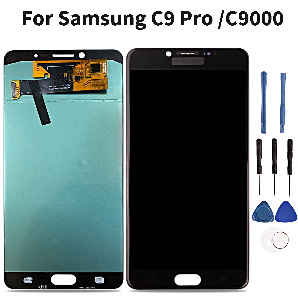 Супер Amoled ЖК-дисплей для samsung C9 Pro C9000 ЖК-дисплей сенсорный экран дигитайзер в сборе для samsung C9 Pro C9000