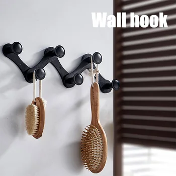 

Expandable Towel Rail Hooks Hanger Adjustable Aluminum Wall Mounted Rack MJJ88