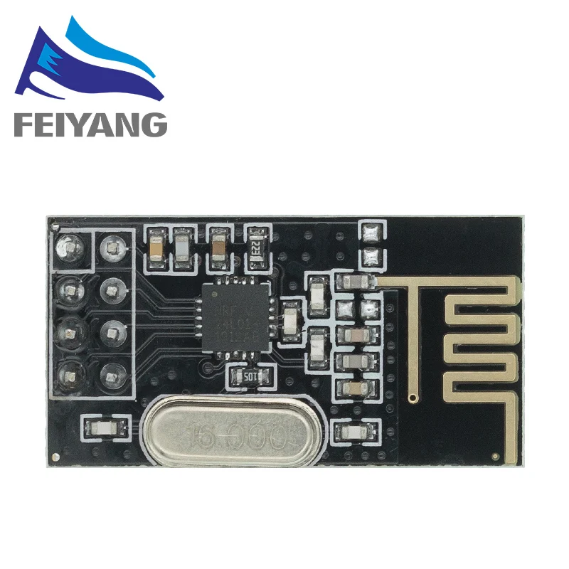 100 шт. NRF24L01 + беспроводной модуль передачи данных 2 4 г/NRF24L01 обновленная версия
