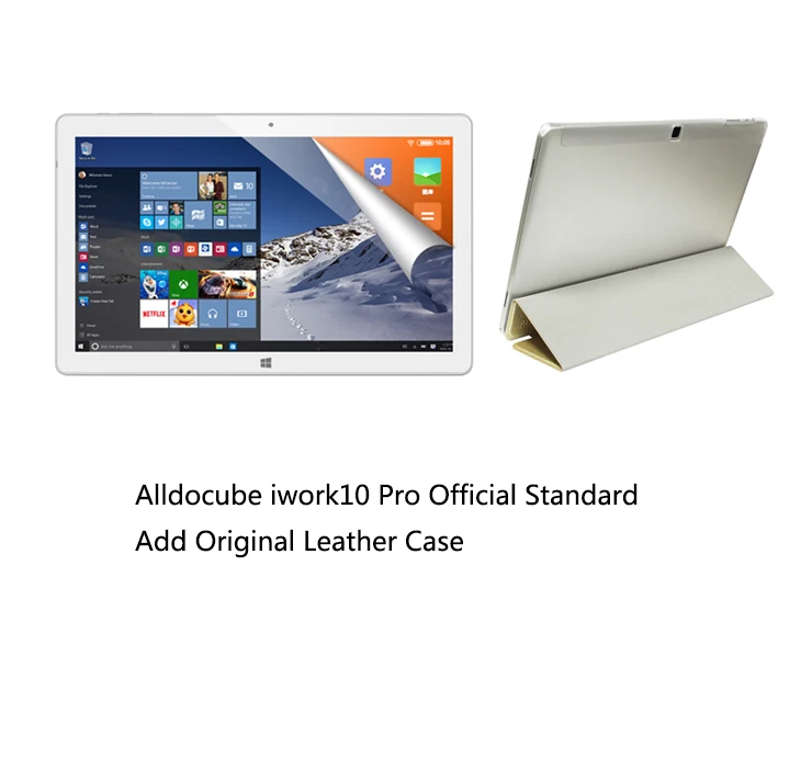 Add Original Case ALLDOCUBE iwork10 Pro 10," ips 1920*1200 планшет Intel Atom X5 Z8330 Windows10 Android5.1 двойной загрузочный четырехъядерный процессор 4 Гб ram 64 Гб Rom - Комплект: Add Original Case
