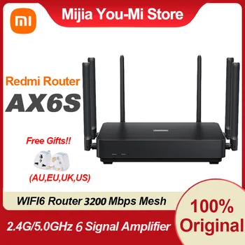 Oryginalny Xiaomi Redmi AX6S WIFI6 Router 3000 mb s siatki podwójne pasma 5G 512M 160MHZ OFDMA wydajna transmisja 6 wzmacniacz sygnału tanie i dobre opinie Millet router youth version CN (pochodzenie) PRZEWODOWY 10 100 mbps 1x10 100 1000 Mbps Brak 2 4g i 5g 2167 Mbps 1900 mbps