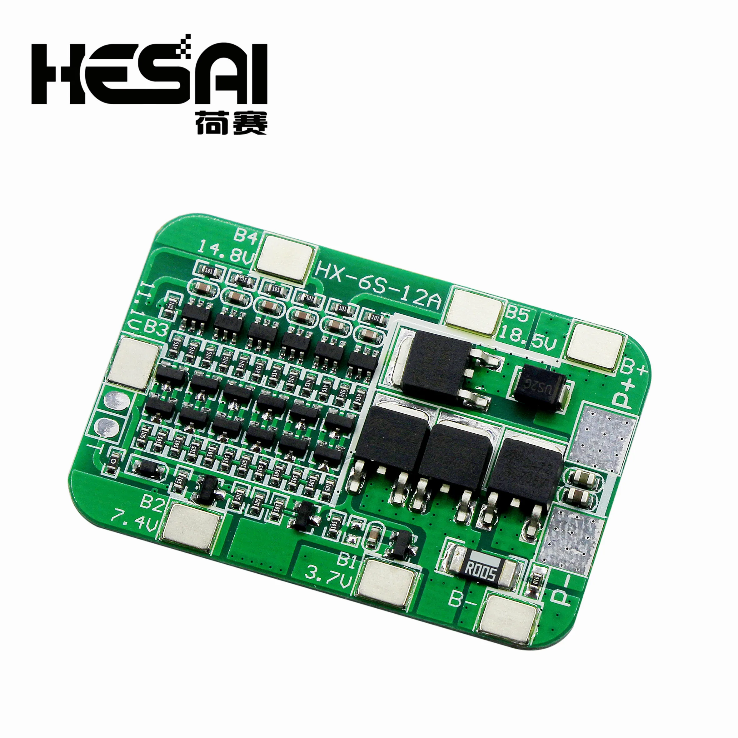 Умная электроника 6S 15A 24V PCB плата защиты BMS для 6 упаковок 18650 литий ионных литиевых