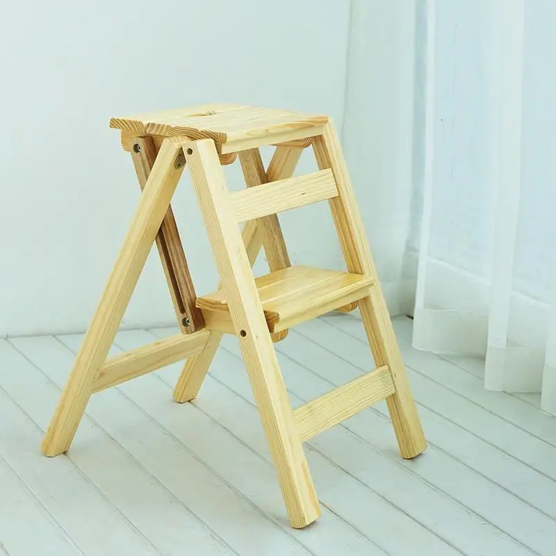 Pied Escalera Para Ladder tabrete De Cocina Escabeau Marches Scaletta Legno Chair Escaleta Stepladder Merdiven Степ табурет - Цвет: Number 5