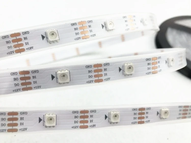 1 м/5 м DC12V WS2815 пиксельный светодиодный светильник адресуемый двойной сигнал Smart