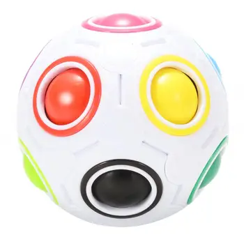 

Challenging Puzzle Ball Speed Cube – 11 Rainbow Colors to Solve