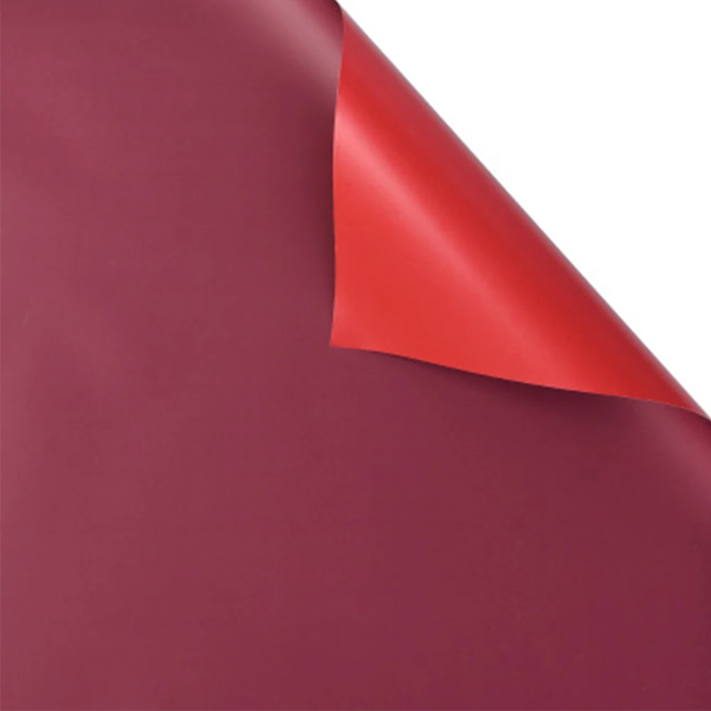 Dark Red And Red 20 шт./упак. подарок Художественный букет ремесло вечерние оберточная бумага DIY цветок упаковка Водонепроницаемый Свадебный Декор подарок сплошной двойной цвет - Цвет: Dark Red And Red