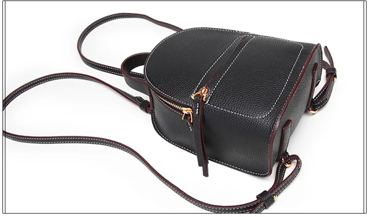 DIY leather craft women backpack kraft sewing pattern template set 21.5x25x11.5cm