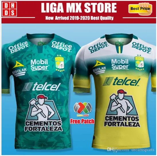 Комплект детской одежды клуб Leon Футбольная форма клуба Лига МХ LEON Home Away Футбол Camisetas de Futebol Leon Джерси