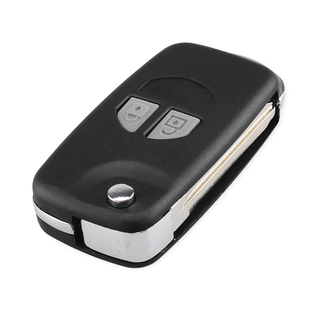 KEYYOU 10X2 кнопки модифицированный флип-пульт дистанционного ключа чехол с кнопкой Pad для Suzuki SX4 Swift Grand Vitara Fob Shell