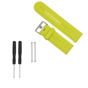 

2020 Soft Silicone Strap Replacement Watch Band+lugs Adapters For Garmin D2 Bravo Ye FREE SHIPPING Correa de reloj