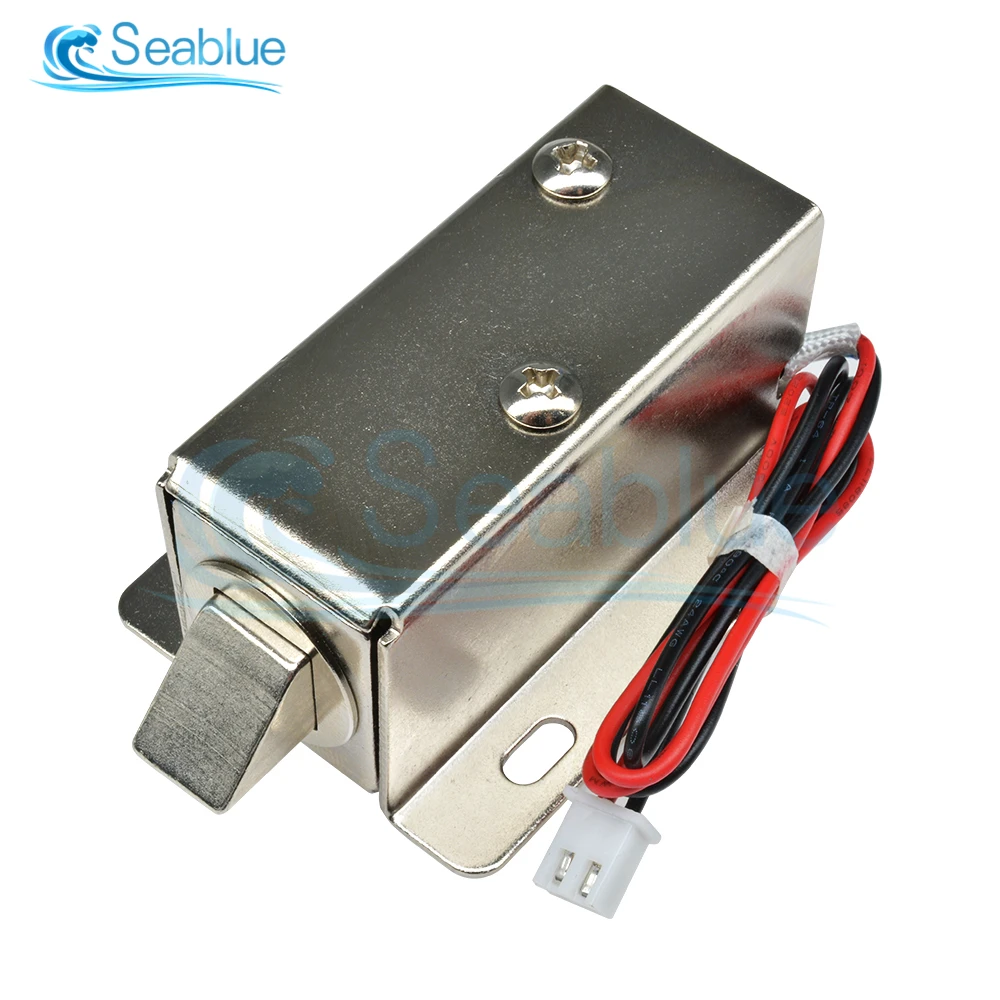 DC 12V 0.6A Electromagnetic Lock Storage Cabinets Electronic Lock Mini Electric Bolt Drawer File Cabinet With Wire
