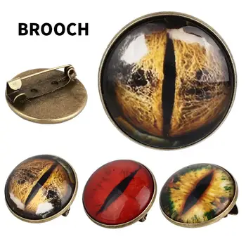 

Breastpin Delicate Special Glasses Round Party Accessories Pin Vintage Badge Ornaments Brooch