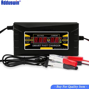 

Full Automatic Car Battery Charger 110V/220V To 12V 6A Smart Fast Power Charging Suitable for car motorcycle With EU/US Plug