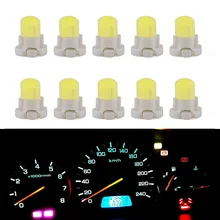 10pcs T3 White LED Instrument Cluster Dash Panel Climate Lights Bulbs Neo Wedge Dashboard Lamp Signal Light