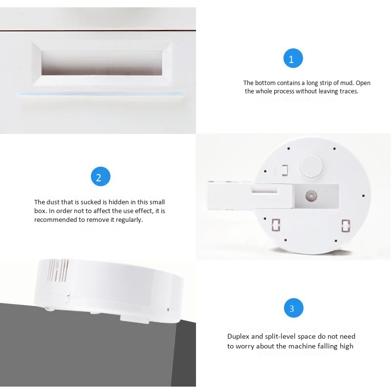 Перезаряжаемый умный робот Vaccumm очиститель 3 в 1 USB Авто умная подметальная сухая влажная Швабра сильная всасывающая уборочная машина