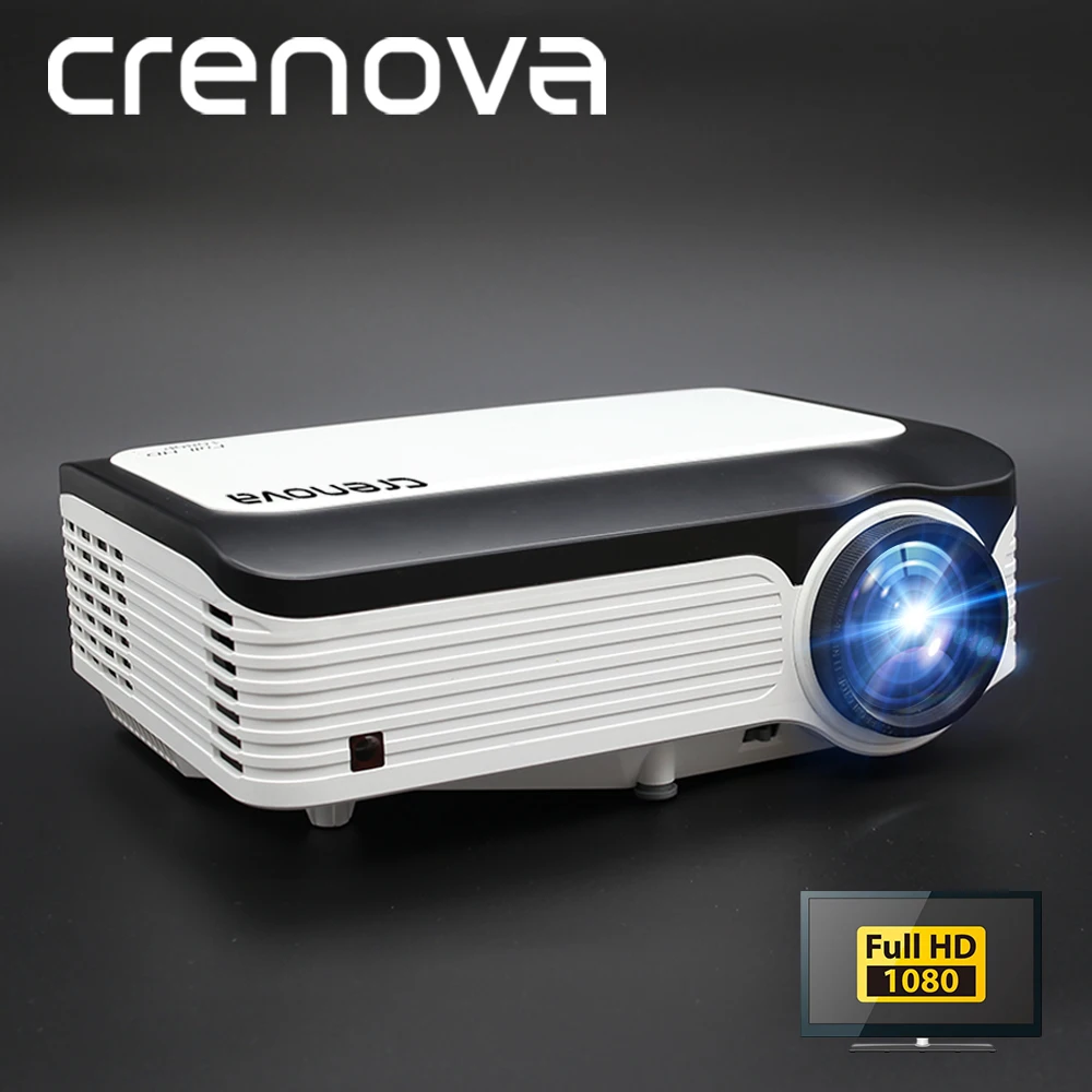 Видеопроектор CRENOVA с Full HD проектор на Android 7.1.2 для домашнего кинотеатра