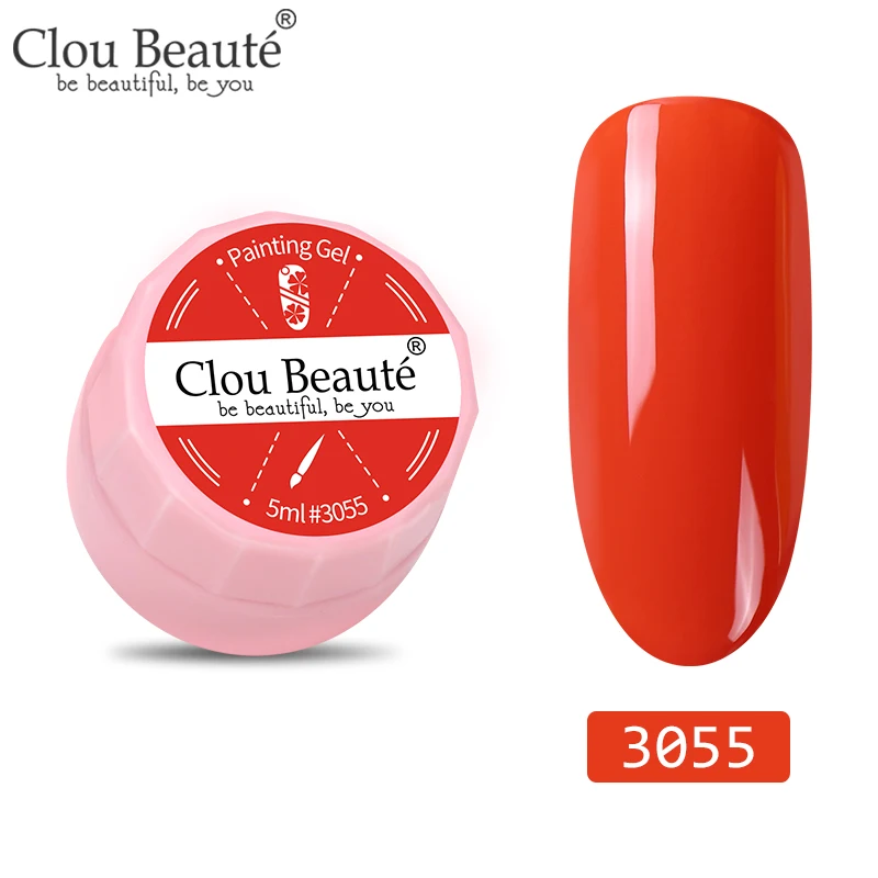 Clou Beaute Гель-лак УФ-лак для ногтей esmaltes permanentes de uv y led Гель-лак для ногтей Гибридный маникюр лак для ногтей - Цвет: 3055