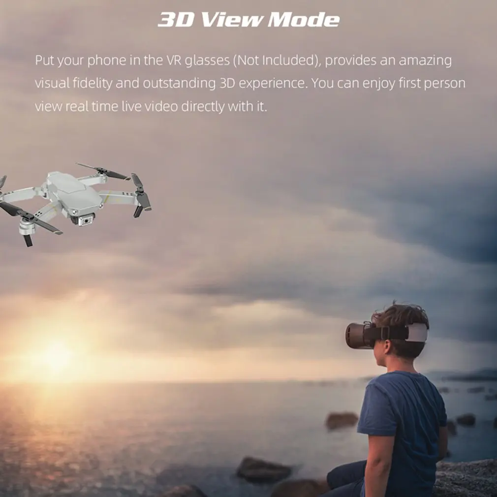 GD89 PRO wifi FPV складной Радиоуправляемый Дрон с 4K широкоугольной камерой альтитута режим удержания Вертолет Самолет VS E58