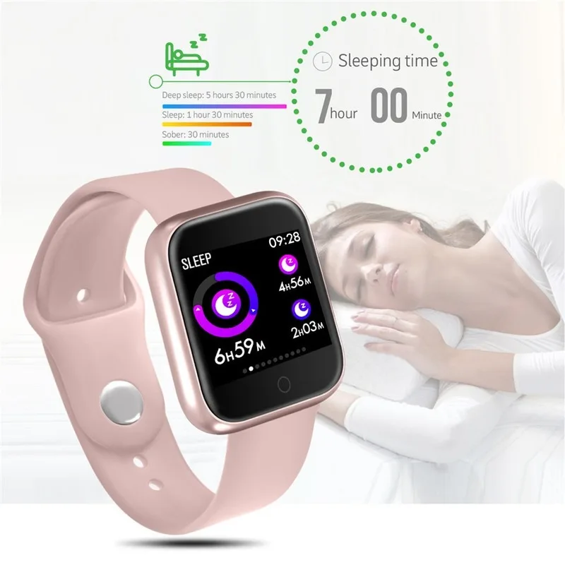 

P70 Smart Watch Blood Pressure Heart Rate Monitor IP68 Fitness Bracelet Watch Women Men Smartwatch for IOS Android