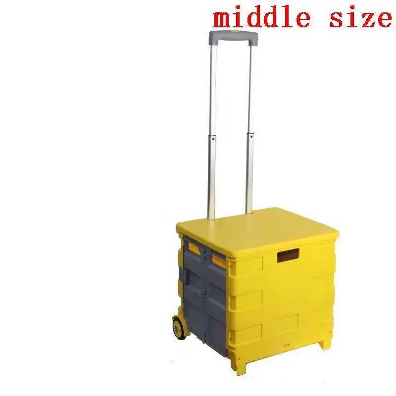 Cozinha Carro Plegable Тележка для покупок Carrello Cucina Mesa Cocina Roulant Chariot De Courses Avec roulets Кухонная Тележка - Цвет: Number 1