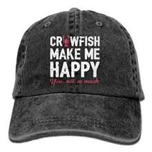 Happy Camper унисекс бейсбольная кепка хлопок деним Регулируемая Кепка для гольфа s для мужчин или женщин