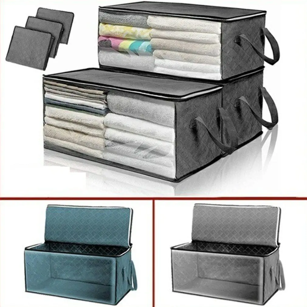 

2020 Non-Woven Storage Box Quilt Dustproof And Moisture-Proof Foldable Storage Bag Portable Clothing Storage Bag Finishing Bag