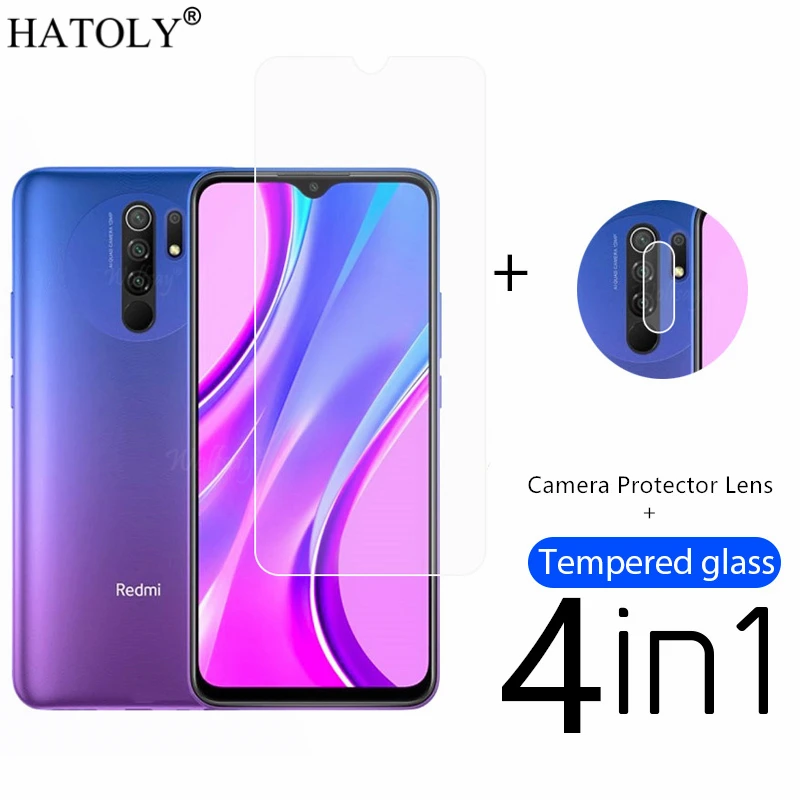 Закаленное стекло для Xiaomi Redmi 9A тонкая защитная пленка экрана 9C 4 в 1 прозрачное