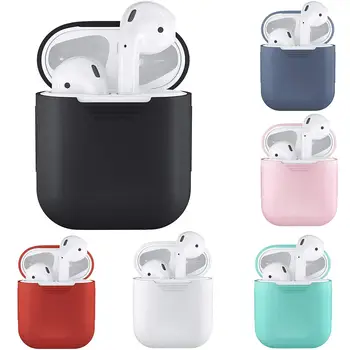 

Shockproof Soft Silicone Protector Case Cover Shield for Apple AirPods Earphones