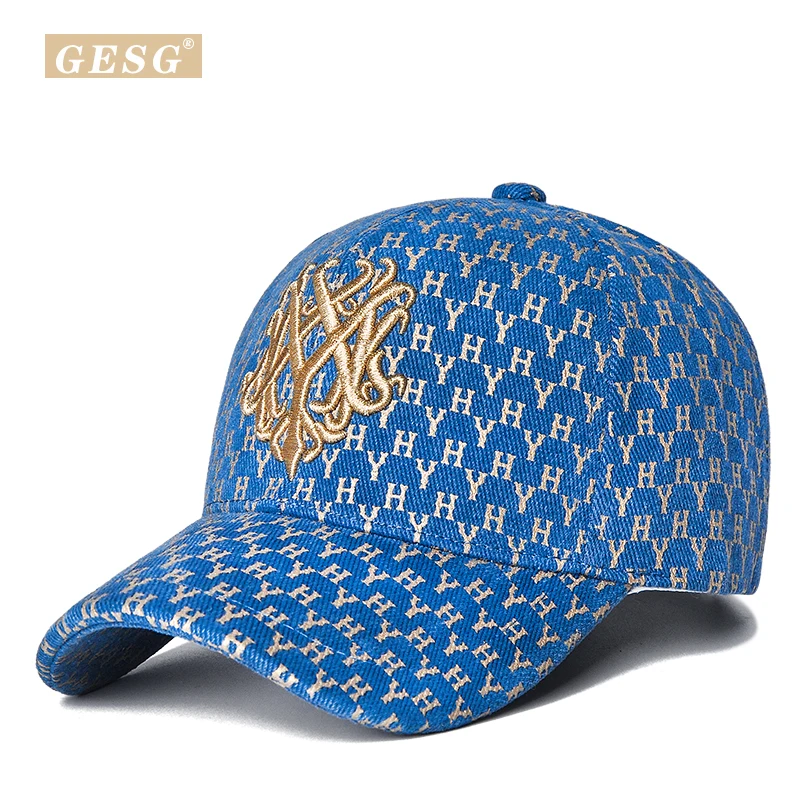 Baseball cap female Classic Blue Cap Hipster Hat