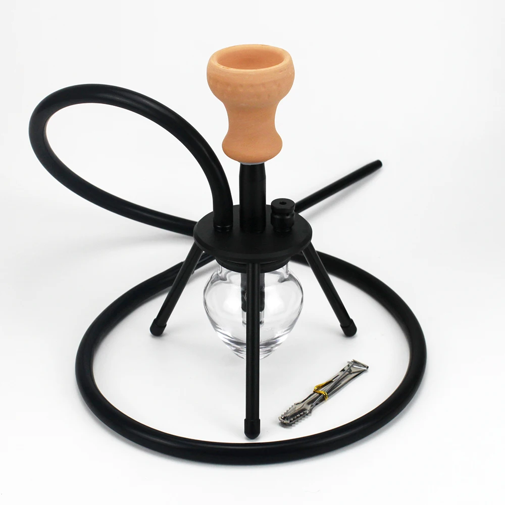 Mini Shisha Hookah Three-legged Nargile Sheesha Chicha Water Pipe Cachimbas Shisha Hookah Accessories
