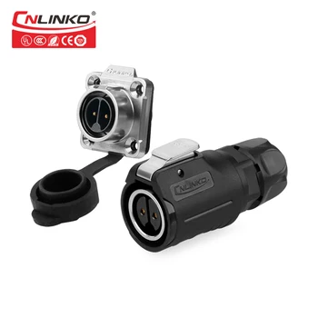 

CNLINKO M16 2 3 4 5 7 8 9 Pin Electrical Power Charging Connectors Waterproof IP67 Connector Quick Fast Locking LED Strip Light