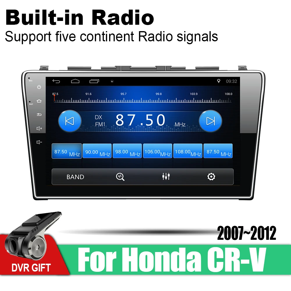Автомобильный мультимедийный GPS навигатор ZaiXi Android для Honda CR V CRV 2007 ~ 2012 стерео