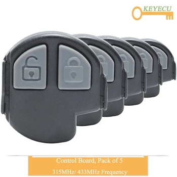 

KEYECU 5PCS Remote Key Control Board for Suzuki (Swift 315MHz 3Y-TS004, 433MHz 4Y-TS002), SX4 (315MHz 3T-TS004, 433MHz 4T-TS002)