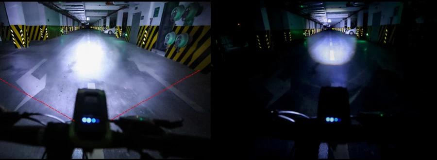 4000mAh Bicycle Flashlight Induction Bike Front Light Set USB Rechargeable Smart Headlight With Horn LED Bike Light+Rear Lamp  (7)