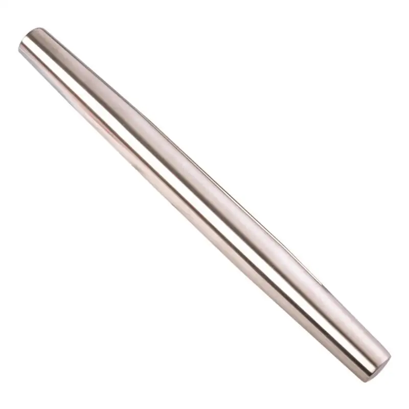 Скалка из нержавеющей стали помадка для выпечки торта печенья тесто тиснение удобный ролик бытовой инструмент для выпечки