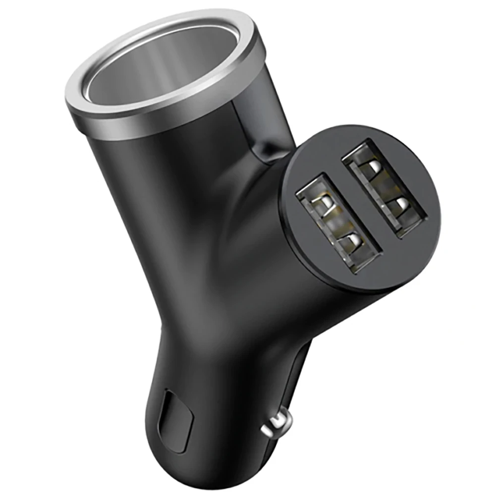 Двойное USB Автомобильное зарядное устройство для iPhone samsung Xiaomi Mi Быстрая зарядка автомобильный адаптер зарядного устройства для телефона мобильное автомобильное зарядное устройство