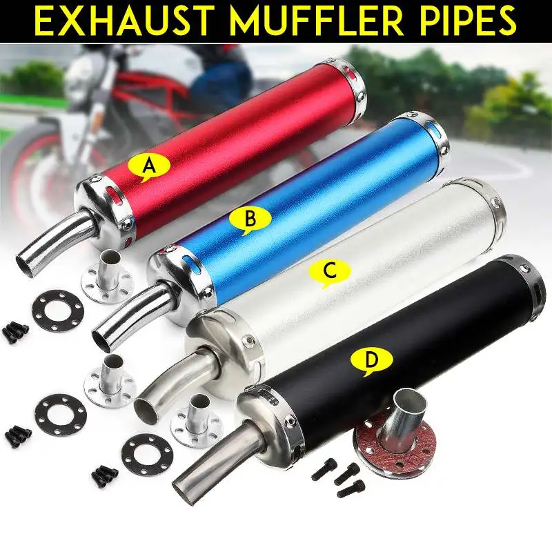 Универсальный двухтактный скутер 60x280 мм глушитель с выхлопной трубой прокладка