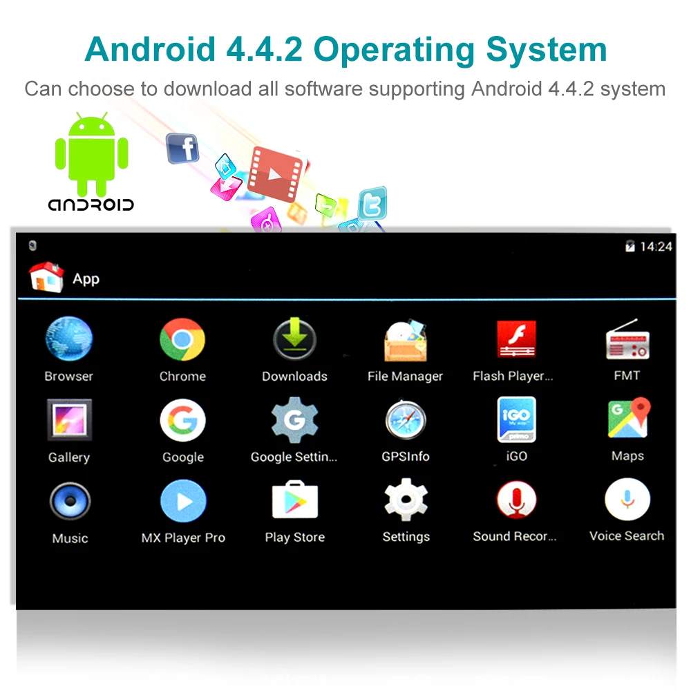 Fodsports Android 4.4.2 мотоцикл GPS навигация 720P видео рекордер Водонепроницаемый Bluetooth