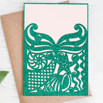 

Mermaid Metal Cutting Dies Ribbon Ocean diy Scrapbooking Photo Album Decorative Embossing PaperCard Crafts Die 2020