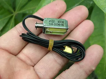 

1 DC12/24V mini solenoid for keyboard vending machine storage shelf file cabinet drawer luggage lock solenoid solenoid actuator