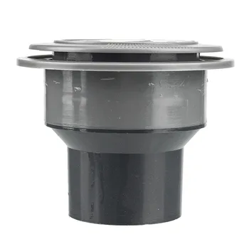 

2.08in Universal A/C Air Outlet Vent For RV Bus Grey Repair Kit Hole 76mm