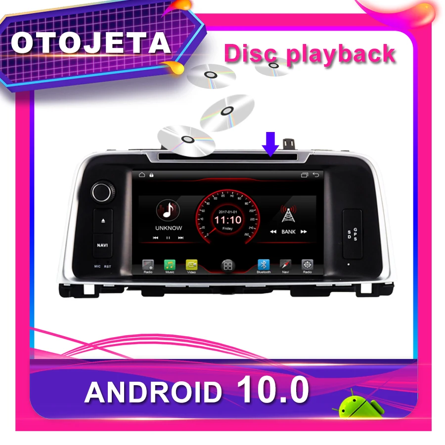 OTOJETA Автомобильный DVD Android 10,0 Автомобильный gps для KIA K5 OPTIMA 8 дюймов Автомобильный Радио мультимедийная лента рекордер bluetooth навигация