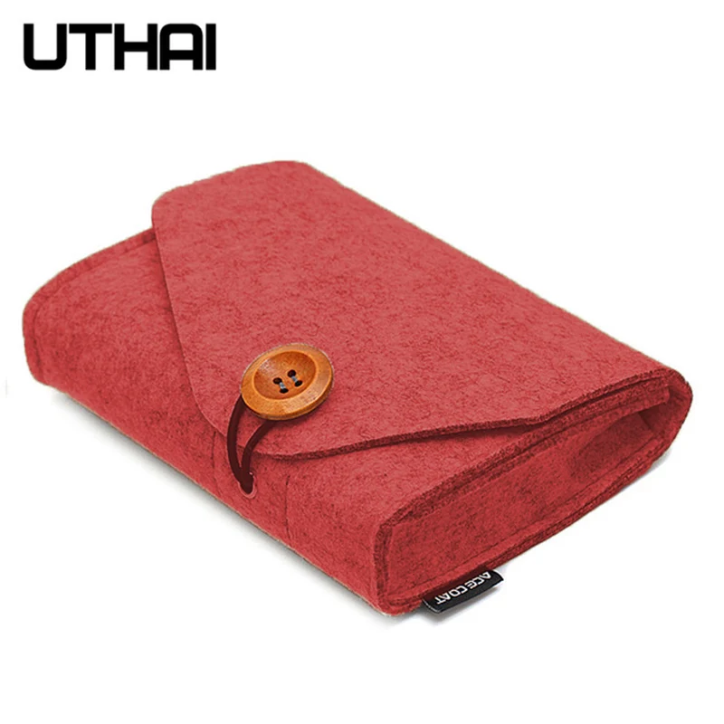 Bolsa Portátil do Armazenamento do Hdd para o Carregador do Macbook Rato Banco Móvel do Poder Fone de Ouvido Acessórios Digitais Uthai-t29 - Imagem 3
