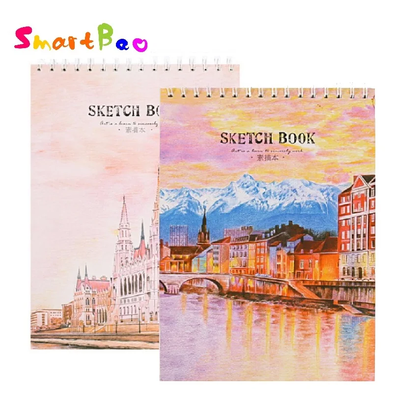 A4 Sketch Book with 48 Sheets 120g Thick Paper Drawing Notebook
